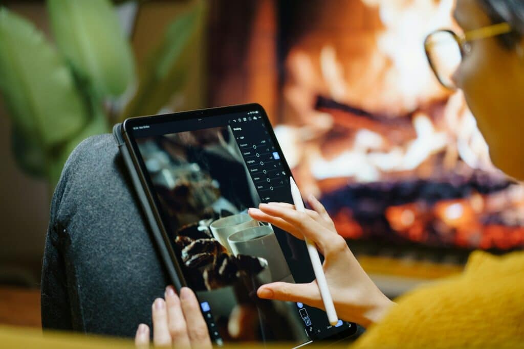 application retouche photo mobile tablette